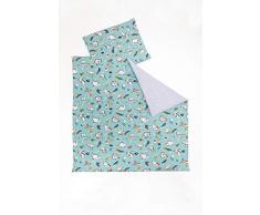 Linden 08604 - Juego de cama infantil (80 x 80 cm), color verde