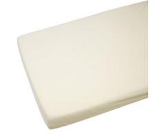 4 x cuna Jersey Sábana Bajera ajustable 100% algodón 120 x 60 cm colchón crema