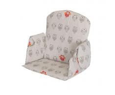Geuther 4742 - Reductor de silla para bebé, diseño búho, color gris