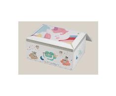 Interbaby Set Baúl y Funda Nórdica Unicornio rosa