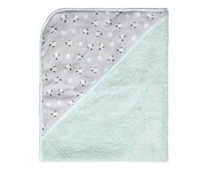 Bébé-jou 3010117 Lou-Lou - Toalla con capucha (85 x 75 cm), color verde