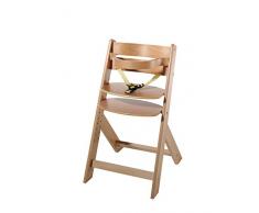 Schardt 01 125 00 01 Trona multifunción Asiento duro Madera trona infantil - Silla alta (Trona multifunción, Asiento duro, Madera, Monótono, 3 puntos, Niño/niña)