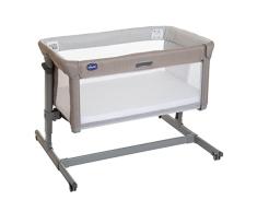 Chicco Next2Me Dream EVO Cuna de Colecho Eco+ para Bebé con Colchón, Función de Mecedora, Lateral Deslizante, Altura Ajustable, Ruedas y Bolsa de Viaje 0-6 meses, 9 kg, Color Marrón (Beige Re_Lux)