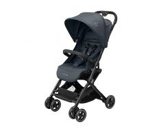 Maxi-Cosi Lara2, Silla paseo ligera, 0-4 años, 0-22 kg, silla paseo bebe, silla paseo compacta y ligera, 3 reclinaciones, reclinación total, plegado automático, burbuja impermeable, Essential Graphite