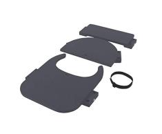 Babybay - Juego de mesa para tronas (lacado), color gris