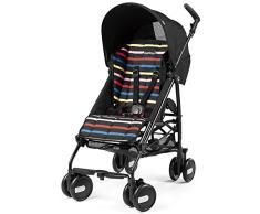 Peg Perego - Silla de paseo ligera Pliko Mini de 5,7 kg, desde los 0 meses hasta los 22 kg, plegable, cierre tipo paraguas, silla de paseo de viaje manejable, sólida y compacta, estructura de aluminio