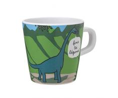Petit Jour Paris – Taza con diseño de los dinos: Brontosaure y Pterrodáctil, perfecta para el pequeño Dr.
