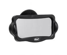 Chicco 06079520000000 - Espejo Retrovisor para el Asiento Trasero del Niño para Contacto Visual, Color Negro