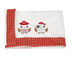 Babyline Piratas - Conjunto de sábanas de minicuna