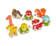 Bieco | Tren Juguete | Tren Madera | Tren de Madera | Trenes para niños | Tren Madera Juguete | Juguete Tren | Locomotora Tren Madera | numeros de Madera | Tren Bebe | Tren de Juguete