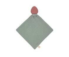LÄSSIG Pañuelo con mordedor de caucho natural y algodón orgánico/Teether Comforter Strawberry