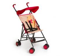 Hauck Sun Plus - Disney silla de paseo compacta y ligera, diseño disney, para bebes de 6 meses a 15 kg, pooh spring brights red (rojo)