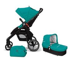 Casualplay Match 2 Loop - Silla de paseo con chasis negro + CasualplayCot, color allports