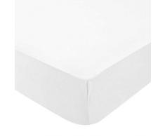 Domiva - Sábana bajera impermeable (35 x 75 cm), color blanco