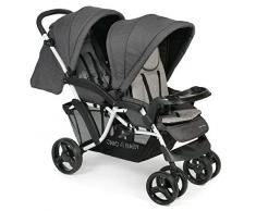 CHIC 4 BABY 273 63 Doppio - Carrito convertible, diseño vaquero, color gris