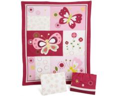 Lambs & Ivy Bedtime Originals rosa mariposas juego de ropa de cama (paquete de 3 piezas)
