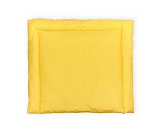 KraftKids Cambiador UGA112-60 con lunares blancos sobre amarillo, 60 x 70 cm (ancho x profundidad), cojín cambiador, multicolor, 640 g