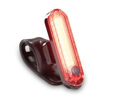 Hauck 618769 Luces LED, para Cochecitos, Silla de Paseo, Luz de Seguridad para Remolque Infantil, Luz Trasera Bicicleta, Universal, 15 Horas de Autonomía, Cable USB, Negro