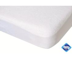 PMP colchón protector de la cubierta Formulario impermeable y transpirable PU blanca 40X80 cm