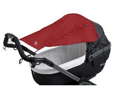 Altabebe AL7012-05 - Toldo con protección lateral para cochecito, color rojo