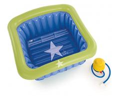Jané - Reductor para Plato de Ducha de 60x60 cm, Hinchable, 70 Litros, Incluye Inflador, con Ventosas y Tapón de Drenaje