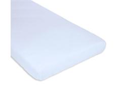 Bolín Bolón 1430701011260 - Bajera de rizo algodón para cuna, color azul claro