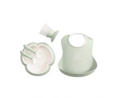 BABYBJÖRN Juego de cubiertos bebé (Verde Pastel)