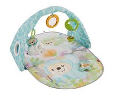 Fisher-Price Gimnasio Osito Musical, manta de juego para bebé (Mattel DYW46)