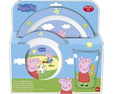 Peppa Pig 13945 - Juego de vajilla set