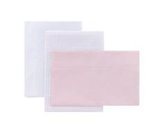 Cambrass - Sabana Cuna 3 Pcs (Cuna 70) 120x180x1 cm Essentia Rosa