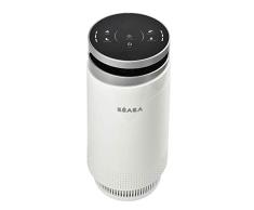 BÉABA Purificador de Aire Silencioso, Adaptado para Purificar las Habitaciones de Bebés y Niños, Pantalla Táctil y Luz nocturna integrada, 3 Sistemas de Filtración