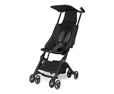 GB Pockit Gold Colección 2016 - Silla de paseo ultracompacto para niños de 0-17 kg, desde los 6 meses hasta los 4 años aprox., Negro (Monument Black)
