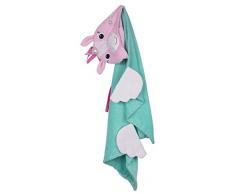 Zoocchini – Toalla con capucha 100% algodón toalla con capucha, Allie el unicornio