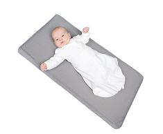 Roba Safe Asleep Colchón de Cuna Air Balance 40 x 90 cm, Poliéster, Gris/Malla Premium, 40x90 cm