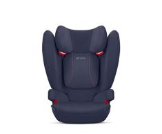 CYBEX Silver Silla de coche para niños Solution B2-Fix, Para coches con y sin Isofix, Grupo 2/3 (15-36 kg), Desde los 3 hasta los 12 años aprox., Azul (Bay Blue)