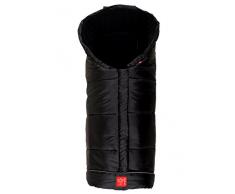 Kaiser Iglu - Saco cubrepiernas de forro polar para silla de paseo, color negro
