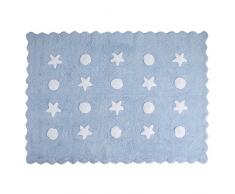 Happy Decor Kids HDK-102 - Alfombra lavable, color azul claro