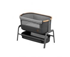 Bébé Confort Iora Cuna de colecho con función de deslizamiento sencillo, adecuada desde el nacimiento, 0 meses - 9 kg, Essential Graphite (gris)