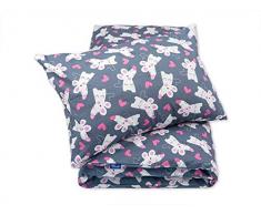 Pepi Leti 685843715412 Verliebt in Mäuse Premium - Juego de cama infantil, multicolor