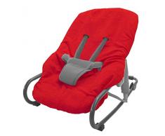 Looping funda de rizo para silla mecedora rojo