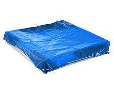 Roba - Caja de arena para niños, disponible en varios tamaños y modelos azul Abdeckplane klein