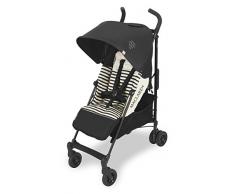 Maclaren Quest WD1G041352 Silla de paseo, Negro/Blanco Raya