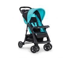 Hauck Shopper Neo II - Silla de paseo con respaldo reclinable, de 0 meses a 25 kg, plegado fácil y compacto, plegable con una mano, ligera, con botellero, negro azul