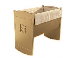 Colección Rosabel Piscis - Minicuna balancín con ruedas, color dorado