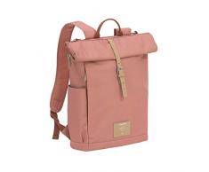 Lässig - Mochila para bebé con cambiador, fijación para cochecito, calentador de botellas impermeable y duradero marrón canela