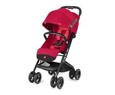 gb Gold - Silla de paseo Qbit+, viaje de lujo, Travel System 3 en 1, desde el nacimiento hasta los 17 kg (4 años aprox.), Cherry Red