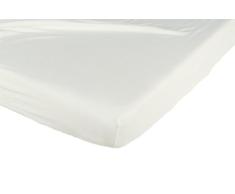 Candide - Sábana ajustable para cama infantil (tejido viscoso de mezcla de algodón) beige