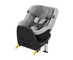 Maxi-Cosi Mica Silla De Coche Giratoria 360° Isofix, Silla Auto Reclinable Y Contramarcha, Con Reductor Bebé Recién Nacido, 0 Meses- 4 Años, Color Authentic Grey