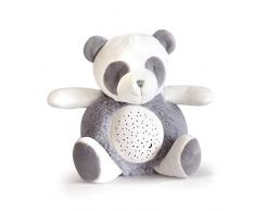 Doudou et Compagnie DC3693 - Lámpara nocturna infantil con 3 luces (sonido natural, 20 cm), color gris