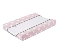 Funny Baby Stars Rosa - Colchon cambiador comoda, unisex, rosa